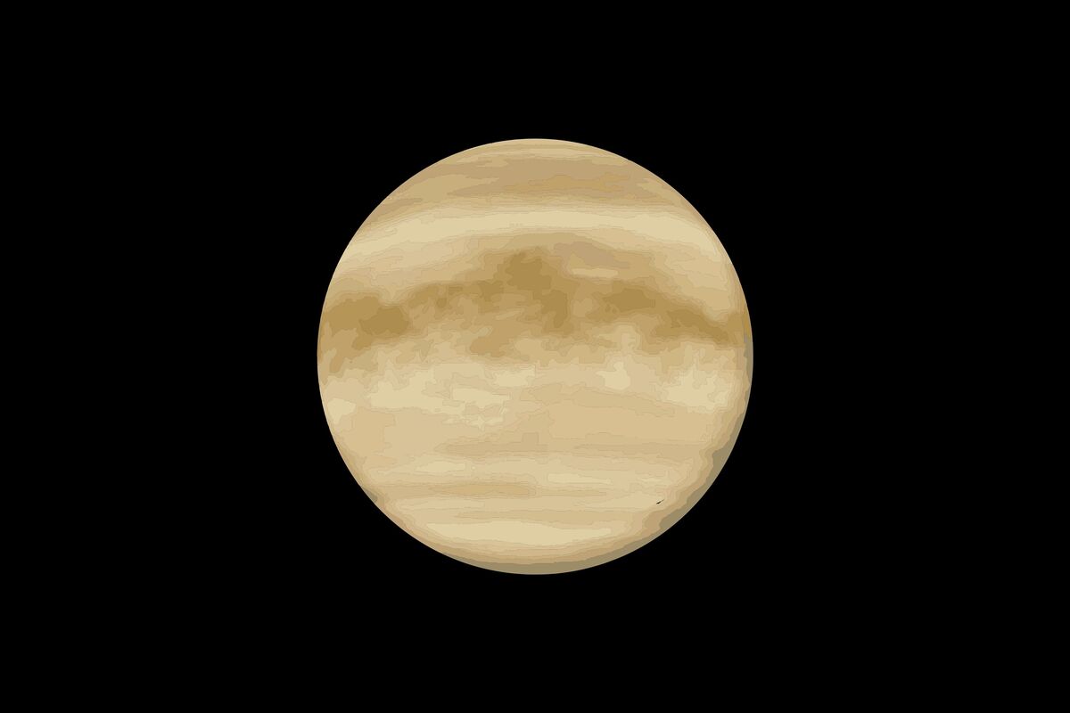 Ilustração de planeta Vênus.