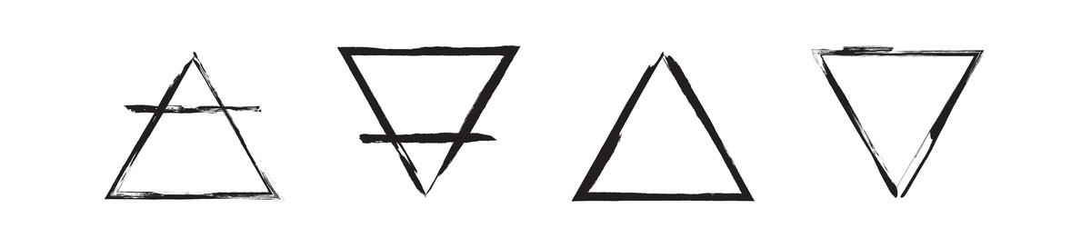 Símbolos dos quatro elementos