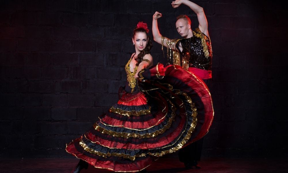 Dançarinos espanhóis. 
