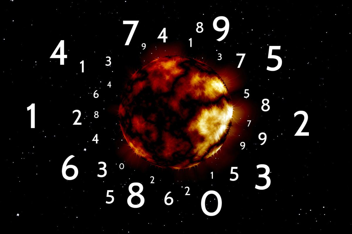 Números em torno de um astro