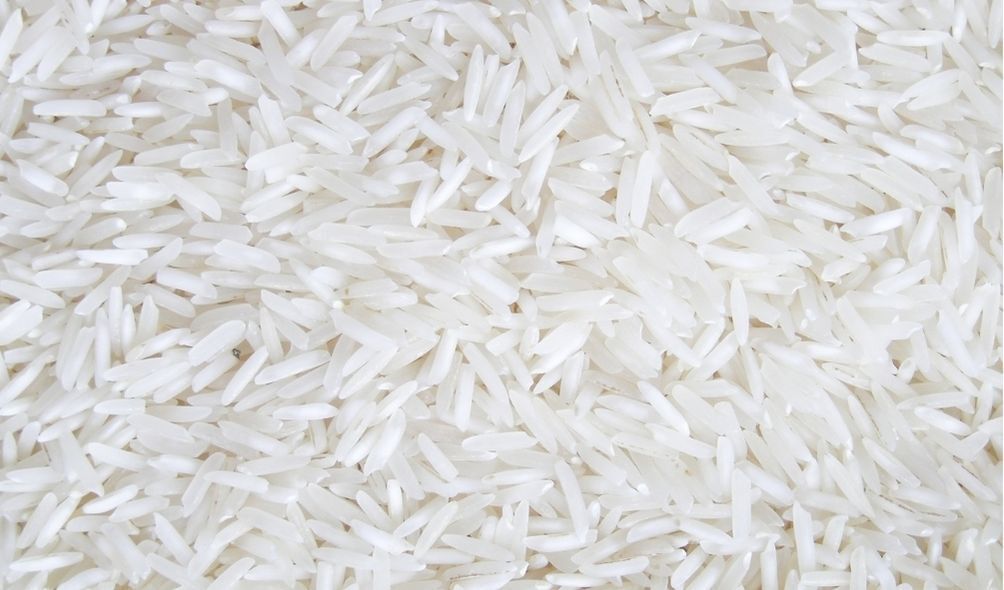 Imagem de grãos de arroz cru