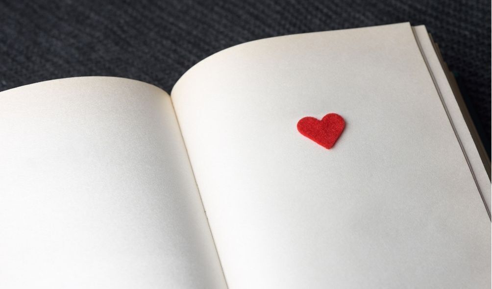 Coração em um livro