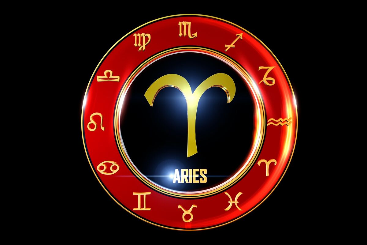 Símbolo do signo de Áries.