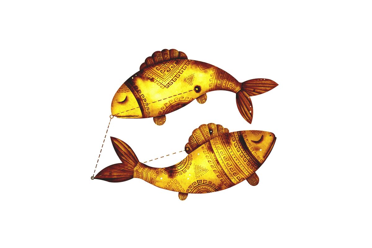 Símbolo do signo de Peixes.
