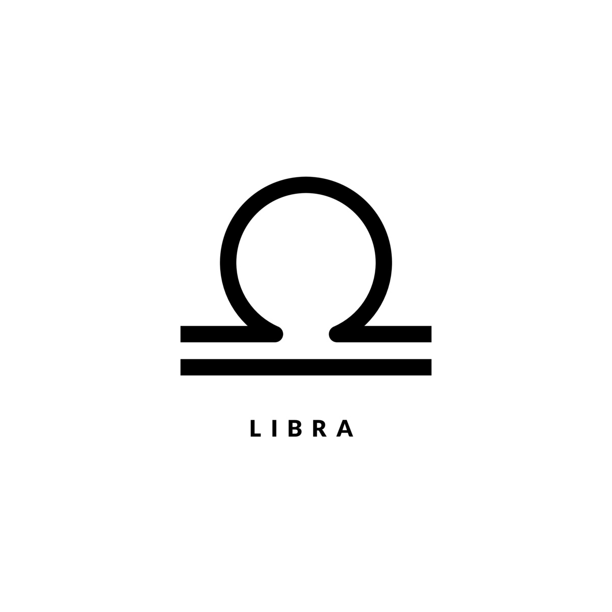 Símbolo do signo de Libra