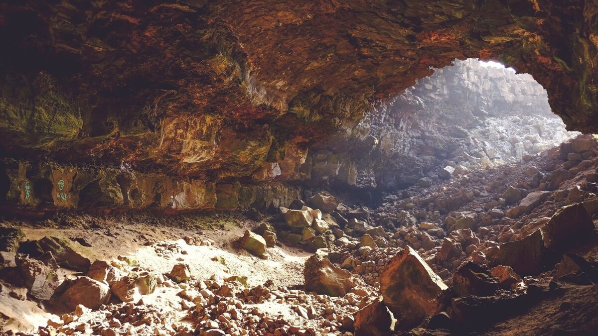 Caverna grande.