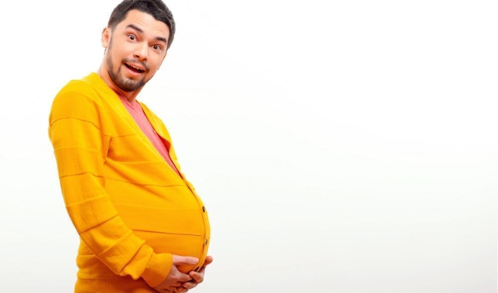 Imagem de homem grávido