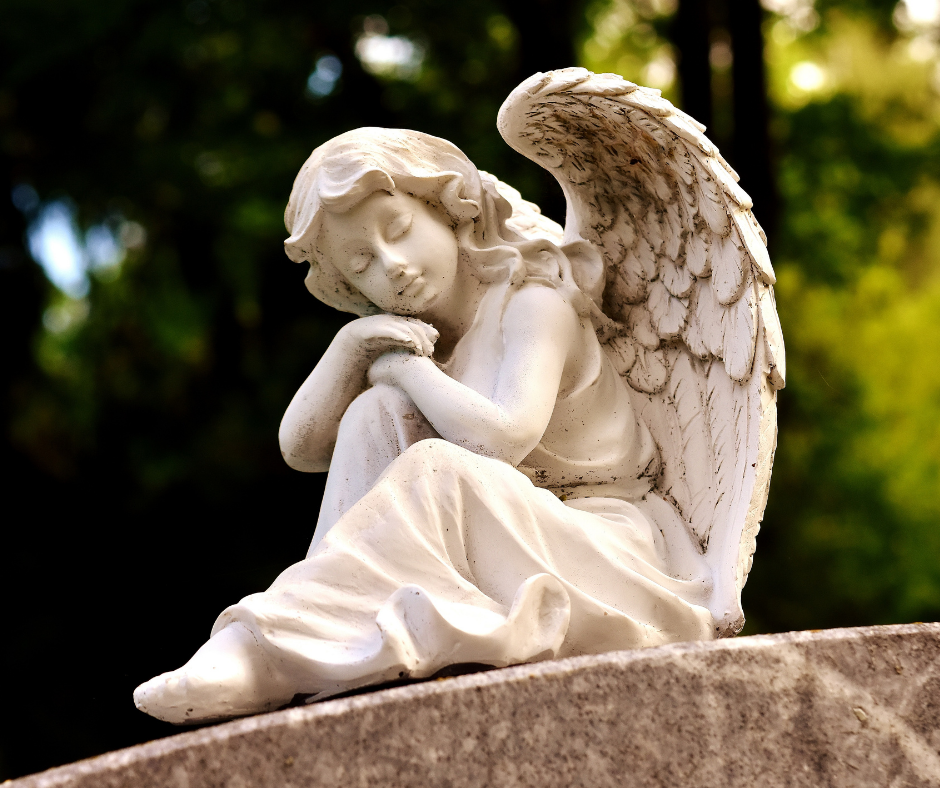 anjo da guarda escultura