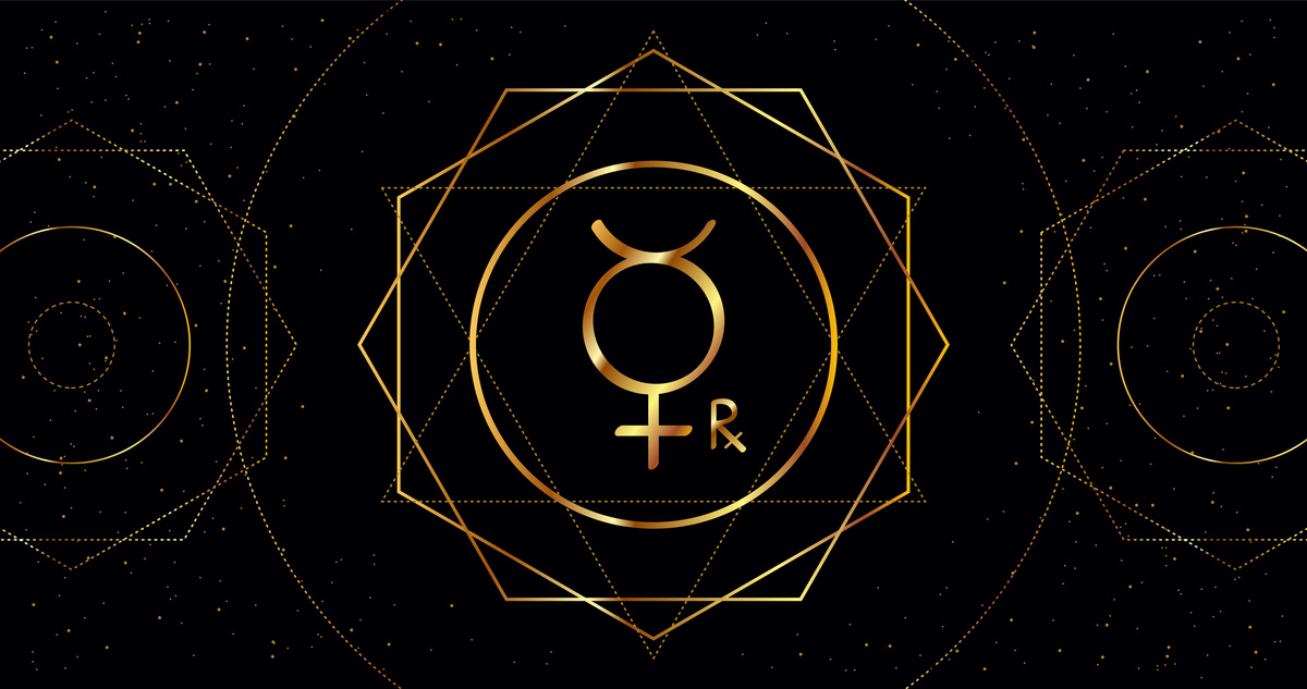 Símbolo de Mercúrio na astrologia