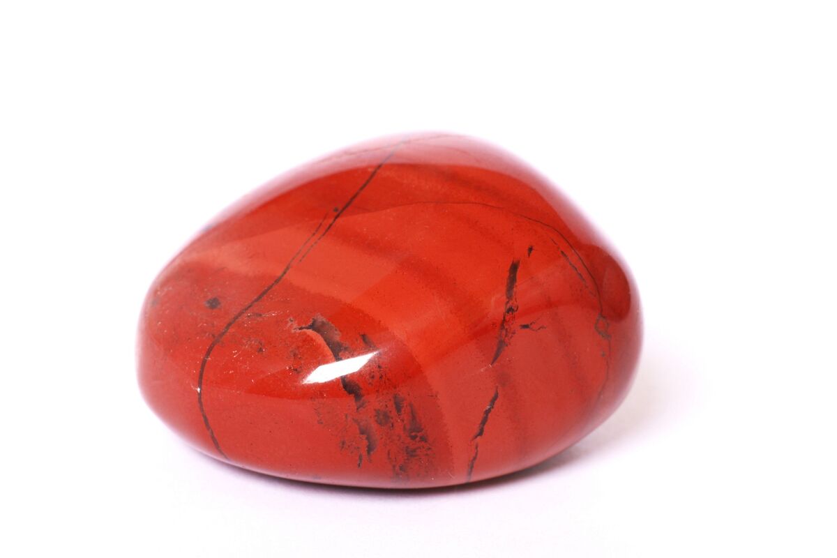 Pedra Jaspe vermelha.