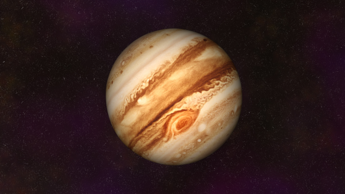 Planeta Júpiter. 