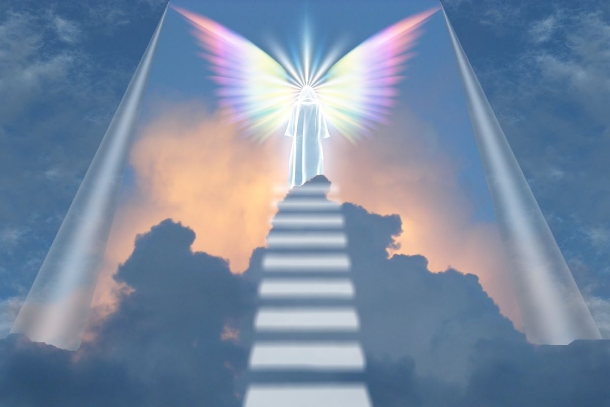 Ilustração de um anjo de luz