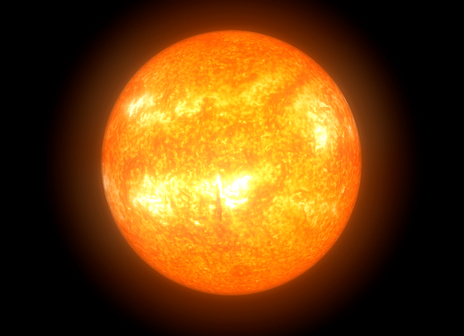 Fotografia do sol
