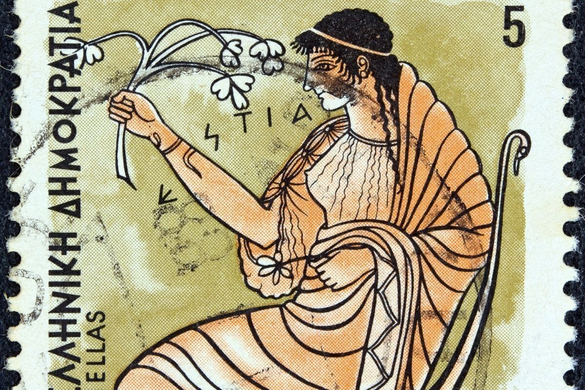 Seki Antgo com desenho da Deusa Héstia