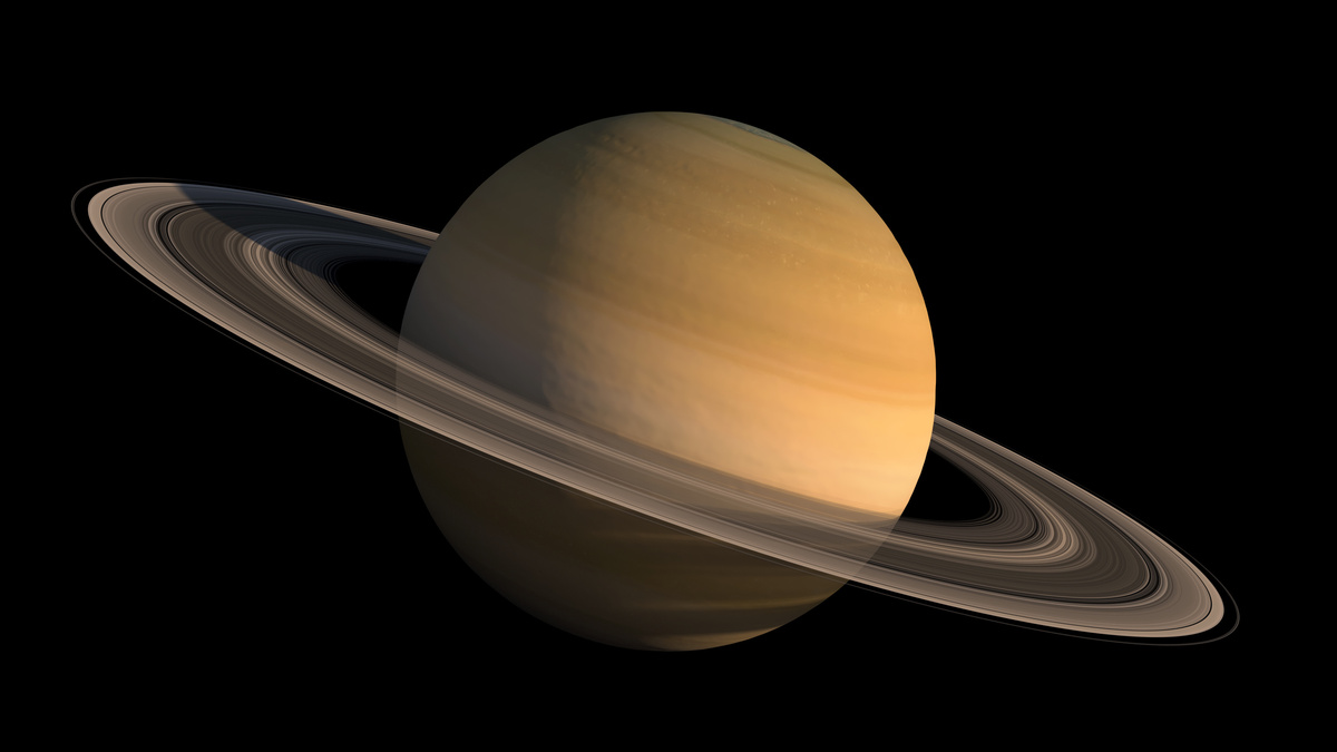 Ilustração do planeta Saturno