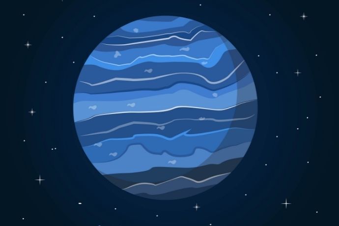 Desenho do planeta Urano