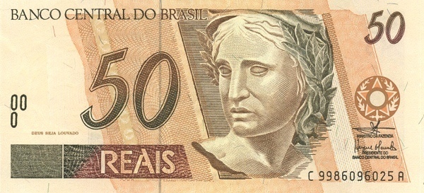 Nota de 50 reais