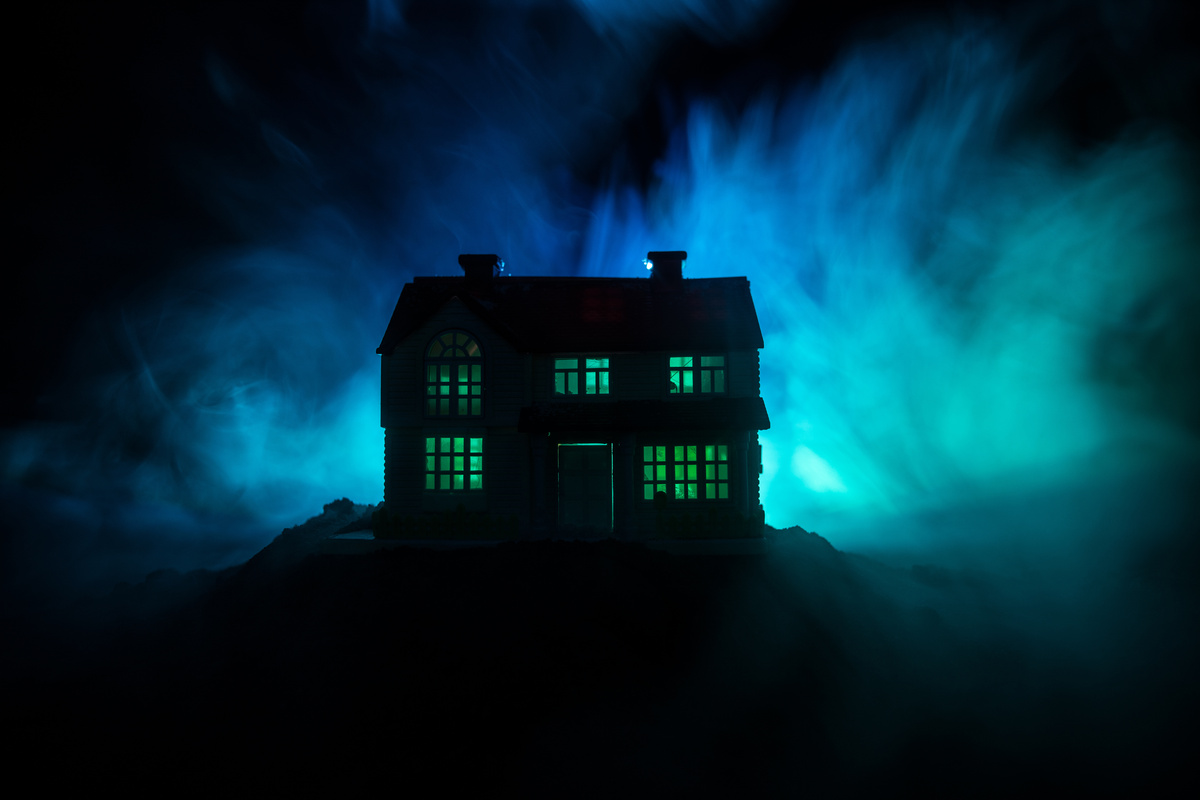 Imagem de casa assombrada