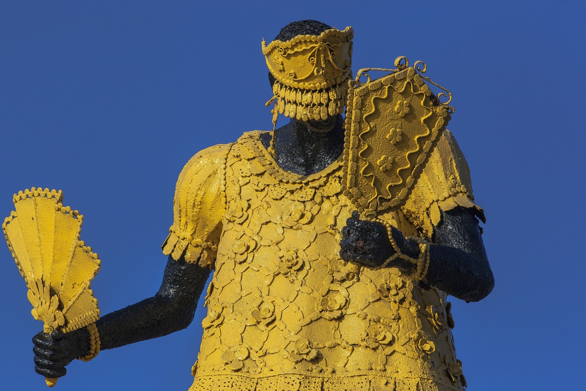 Escultura da orixá Oxum