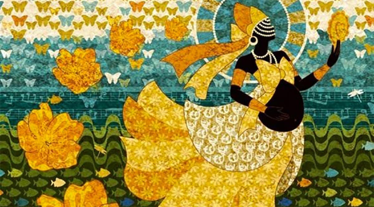 Ilustração da orixá Oxum