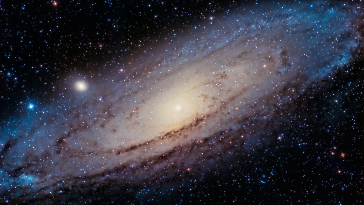 Imagem da galáxia. 