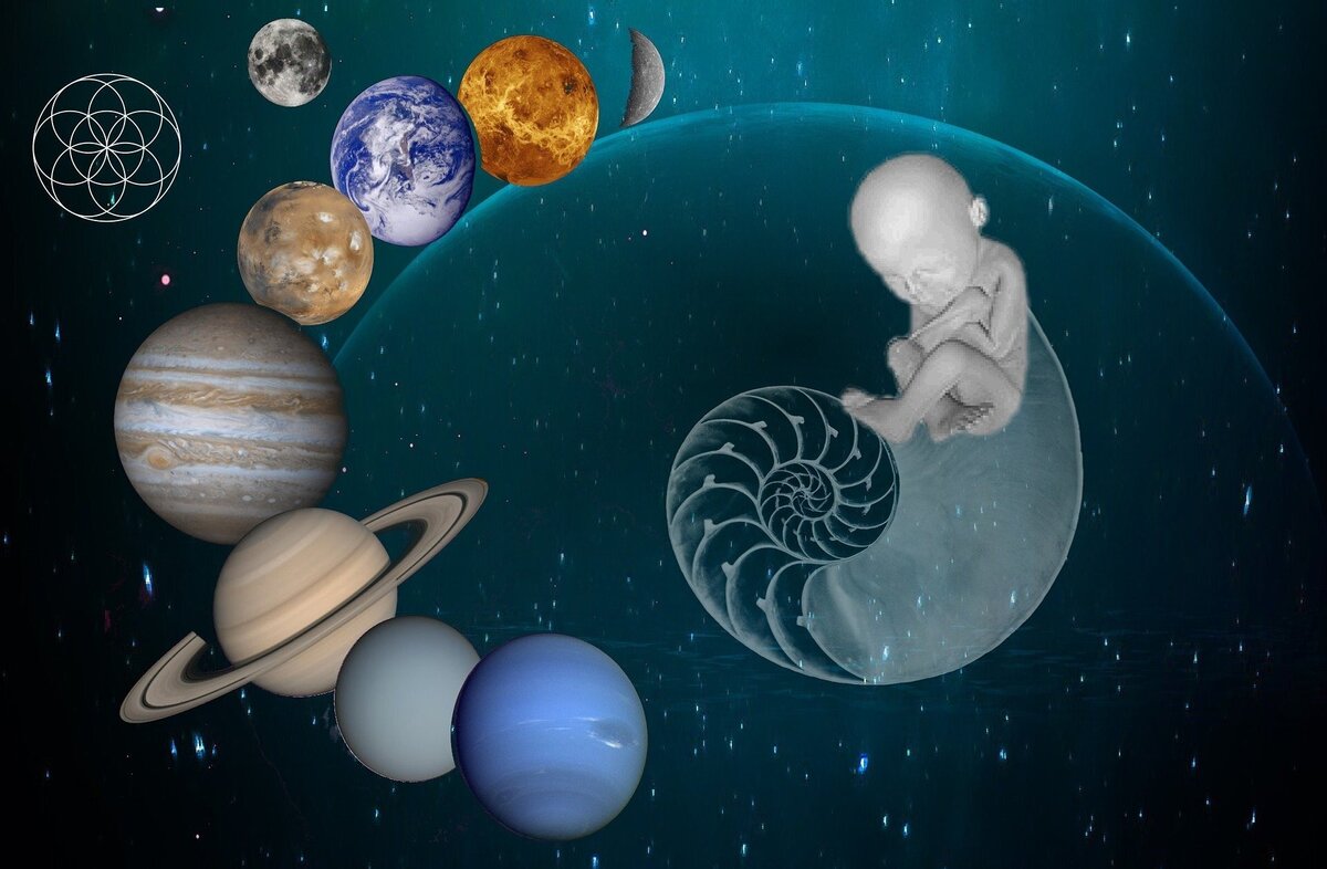 Planetas e um bebê