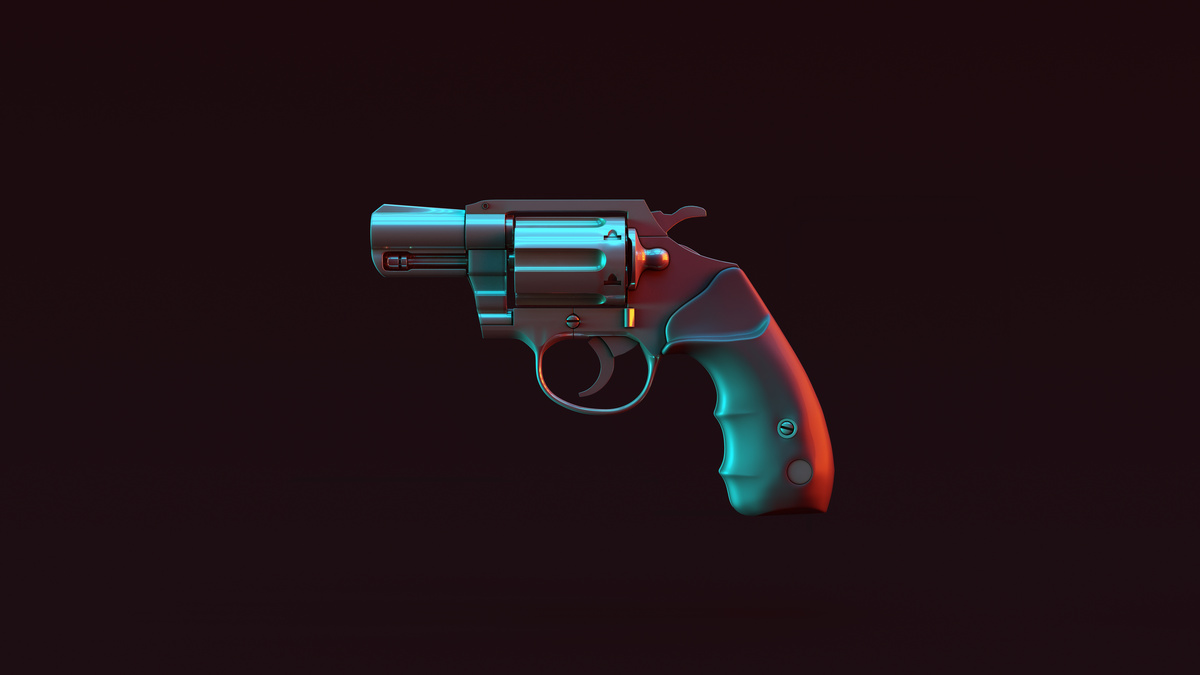 Um revolver