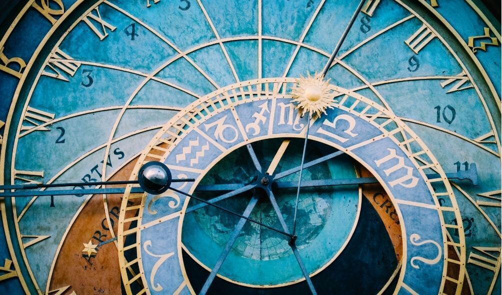 Foto do relógio astrológico de Praga